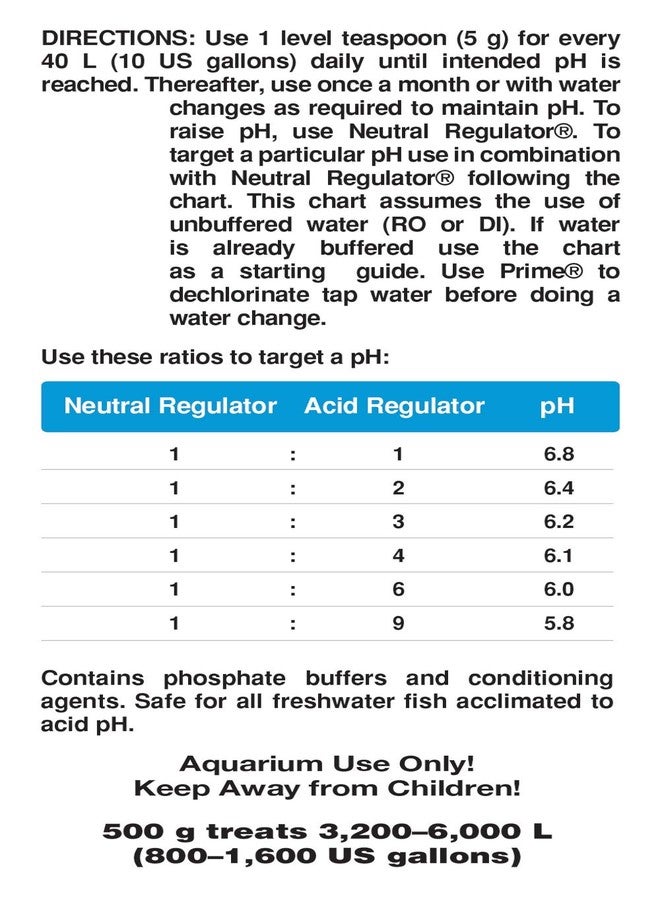 Seachem Acid Regulator, 500 g / 1.1 lbs - Image 2
